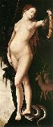 Hans Baldung Grien Prudence oil on canvas